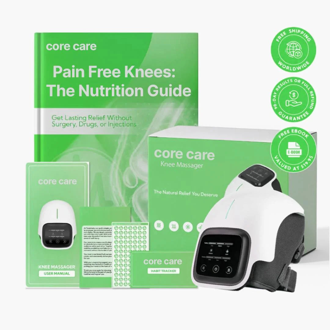 2x CORECARE Knee massagers + CORECARE Foot massager + Complimentary ebook! (Expedited shipping)